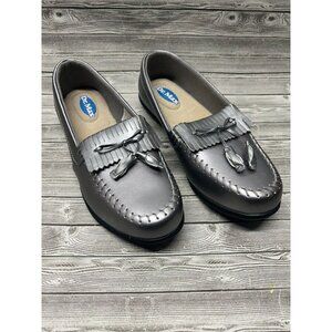 Women's Size 9W-Dr. Max-Gray Leather Comfort Shoe RN-84890